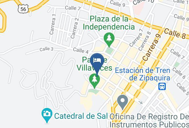 Zipaquira - Hotel Cacique Real Maps