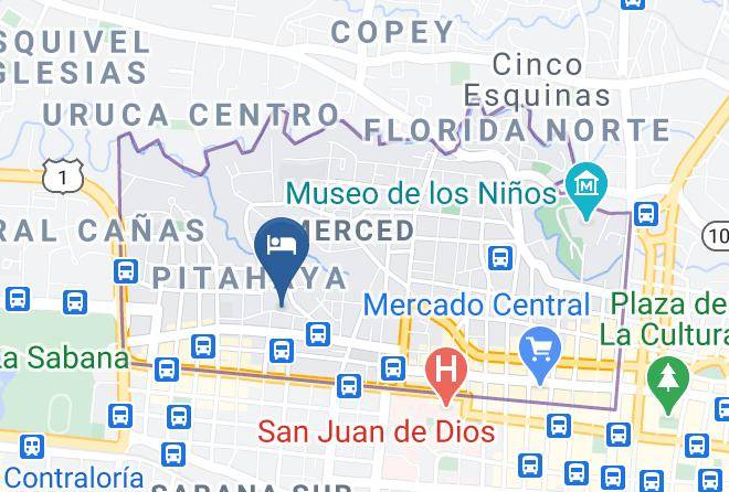 San Jose - Hotel Cacts Maps