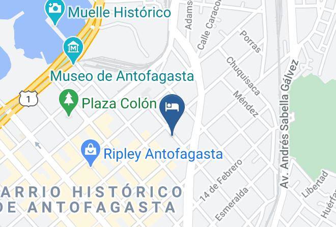 Antofagasta Province - Hotel Cactus Maps