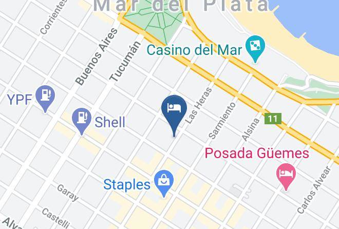 General Pueyrredon Partido - Hotel Cadoro Maps