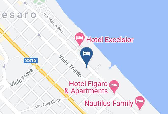 Pesaro And Urbino - Hotel Caesar Maps
