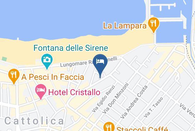 Rimini - Hotel Caesar Maps