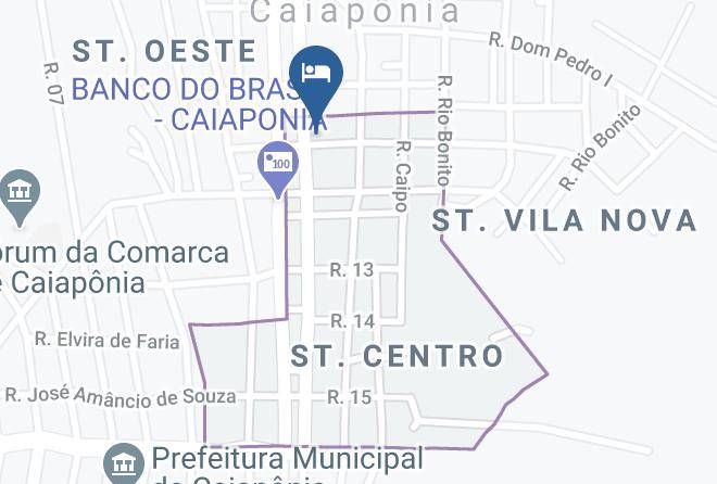 Caiaponia - Hotel Caetano Maps