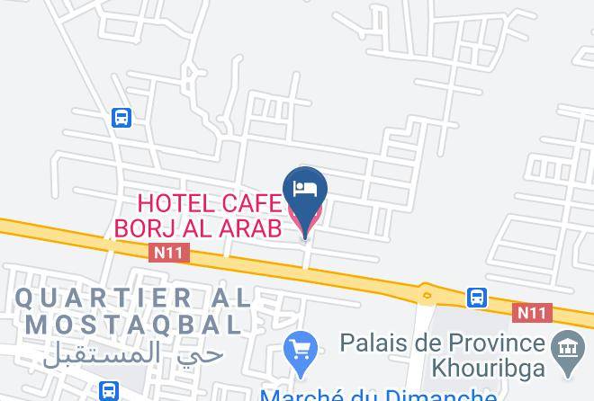 Tadla Azilal - Hotel Cafe Borj Al Arab Maps