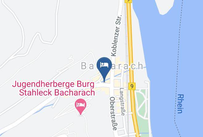 Mainz Bingen - Hotel Cafe Burg Stahleck Maps