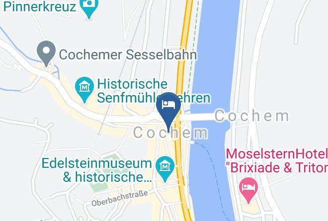 Cochem Zell - Hotel Cafe Germania Maps