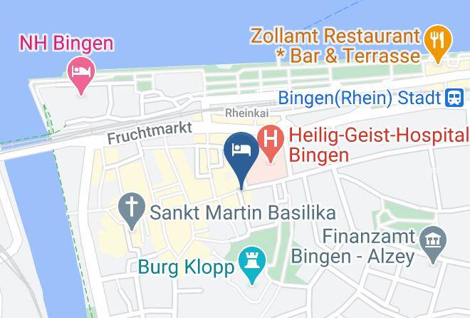 Mainz Bingen - Hotel Cafe Koppel Konditorei Maps