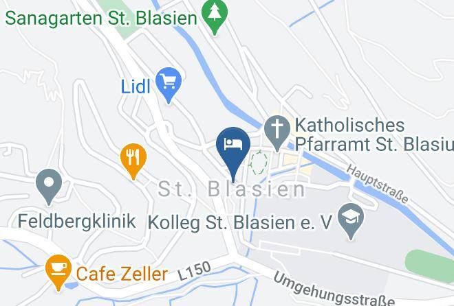 Waldshut - Hotel Cafe Kurgarten Maps