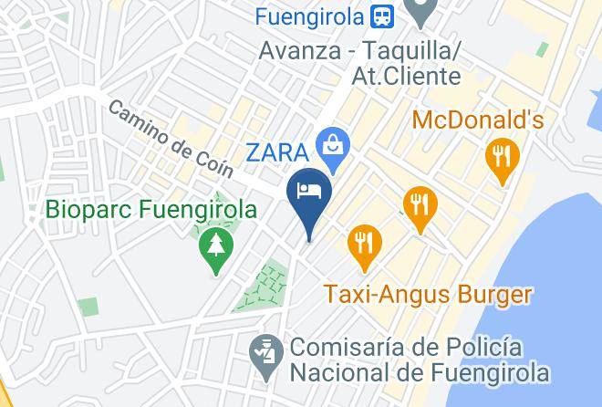 Malaga - Hotel Cafe La Morena Maps