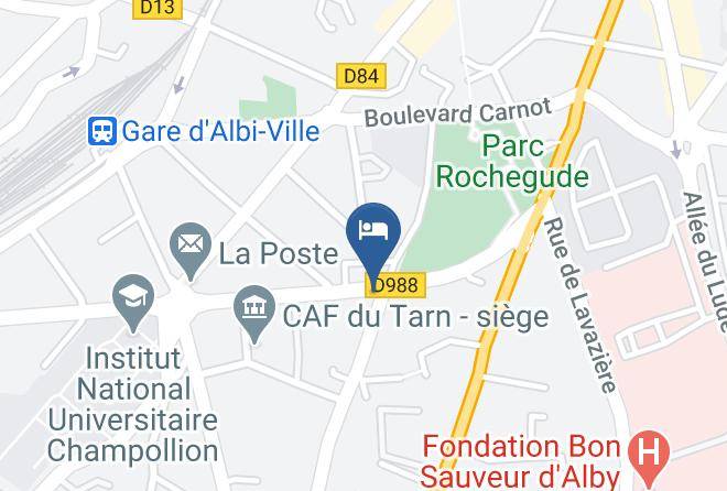 Tarn - Hotel Cafe Le Rochegude Maps