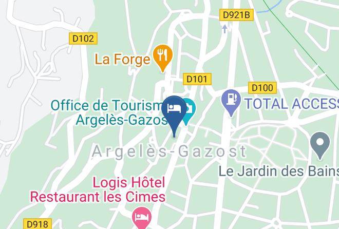 Hautes Pyrenees - Hotel Les Fleurs Maps