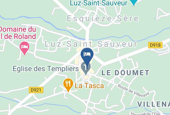Hautes Pyrenees - Hotel & Cafe Les Templiers Maps