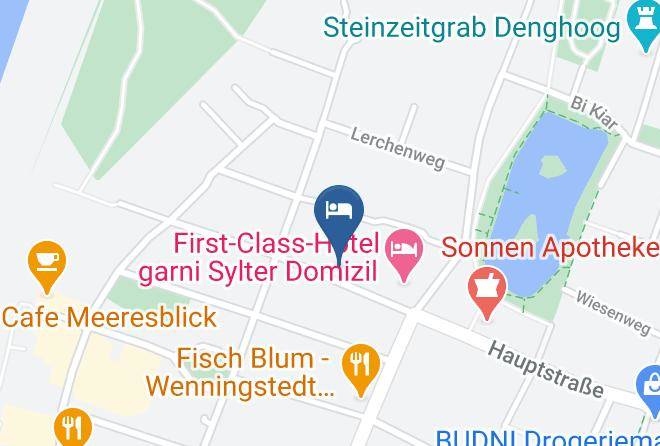 Nordfriesland - Hotel Cafe Lindow Maps