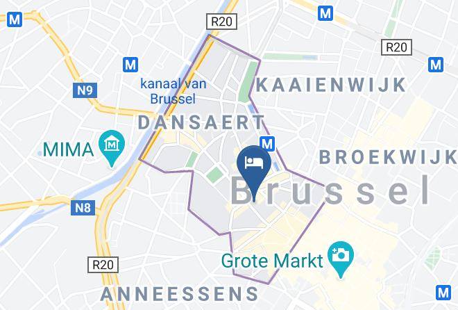 Brussels - Hotel Cafe Pacific Maps