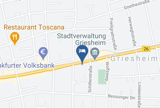 Darmstadt Dieburg - Hotel Cafe Nothnagel Maps