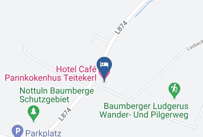 Coesfeld - Hotel Cafe Pannkokenhus Teitekerl Maps