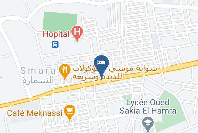 Western Sahara - Hotel Cafe Paris Maps