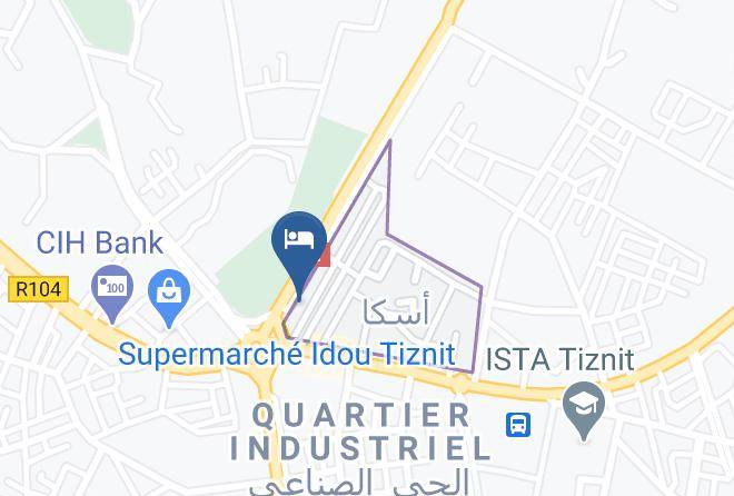 Tiznit - Hotel Cafe Restaurant Assaka Maps