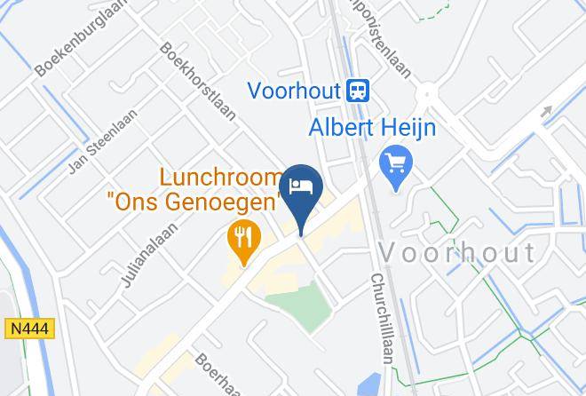 Teylingen - Hotel Cafe Restaurant Boerhaave Voorhout Maps