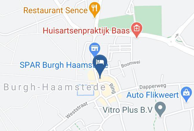 Schouwen Duiveland - Hotel Cafe Restaurant Bom Maps