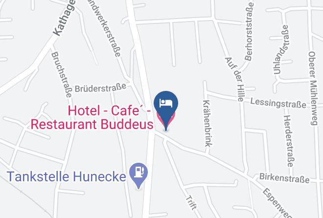 Soest - Hotel Cafe Restaurant Buddeus Maps