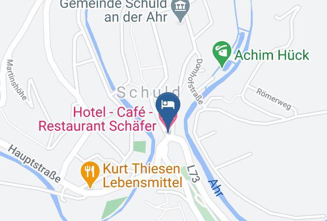 Ahrweiler - Hotel Cafe Restaurant Schafer Maps
