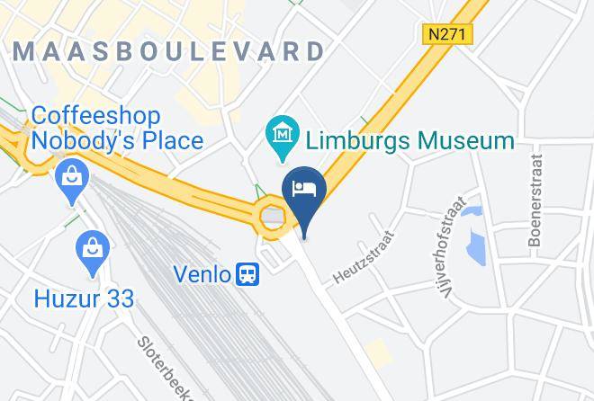 Venlo - Hotel Cafe Restaurant Wilhelmina Maps