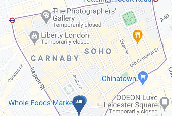 London - Hotel Cafe Royal Maps