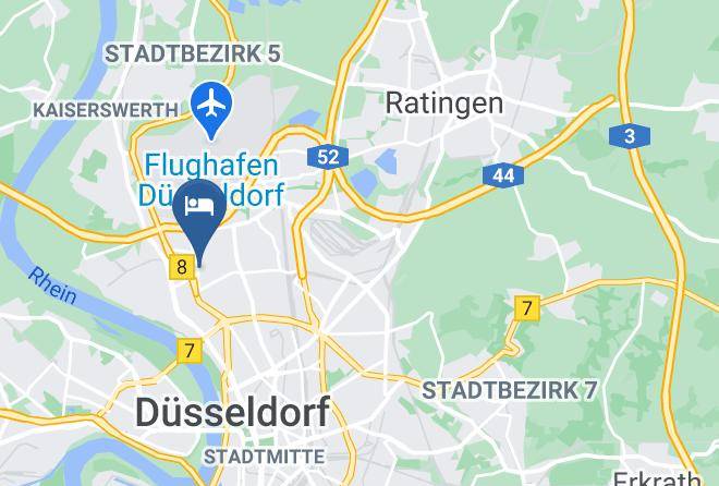 Dusseldorf - Hotel & Cafe Villa Stockum Maps