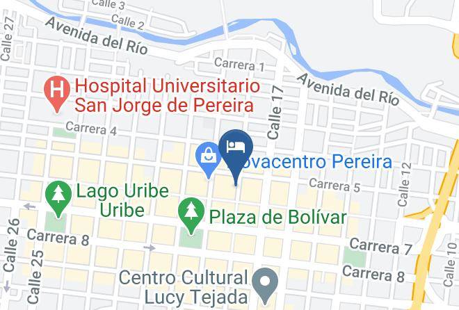 Pereira - Hotel Cafeira Y Restaurante Maps