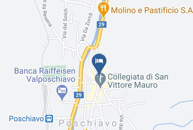Bernina - Hotel Caffe Semadeni Biobistro Maps
