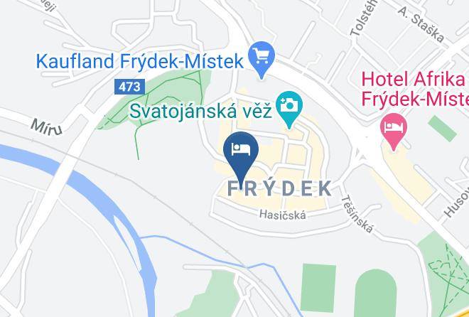 Frydek Mistek - Hotel & Caffe Silesia Maps