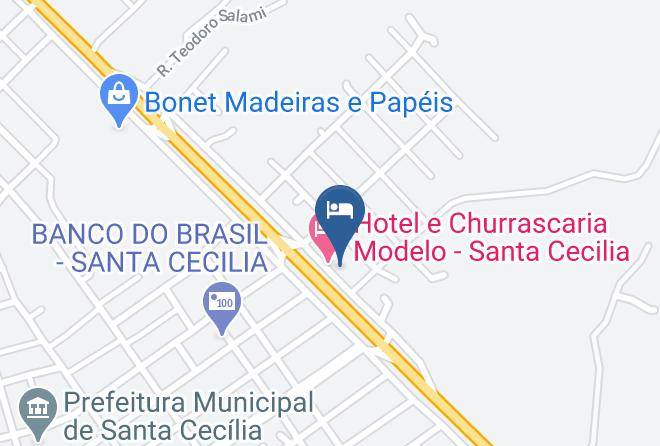 Santa Cecilia - Hotel Caffer Maps
