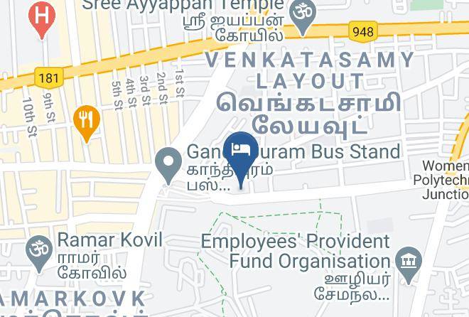 Coimbatore - Hotel Cag Pride Maps