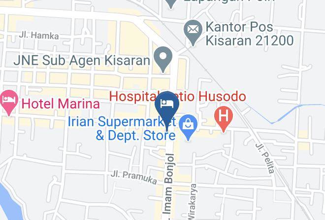Asahan Regency - Hotel Cahaya Asahan Maps
