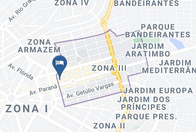 Umuarama - Hotel Caiua Express Umuarama Maps
