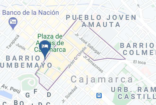 Cajamarca - Hotel Cajamarca Maps