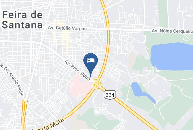Feira De Santana - Hotel Caju De Ouro Maps