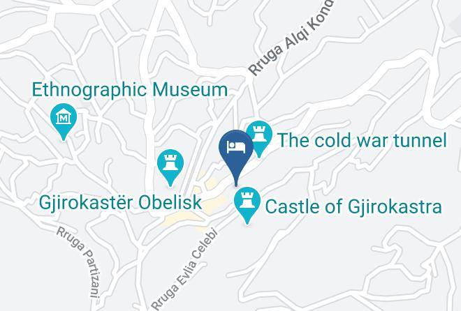 Gjirokaster - Hotel Cajupi Maps