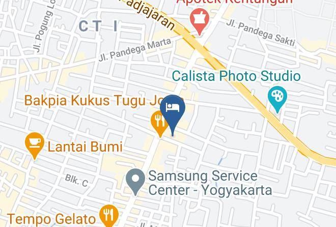 Sleman - Hotel Cakra Kembang Maps