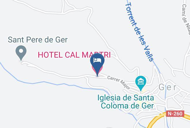 Hotel Cal Martri Map