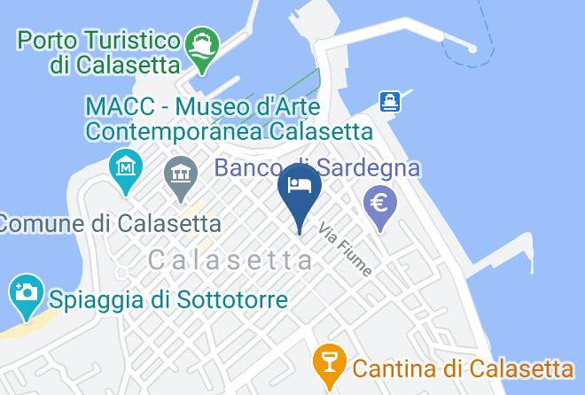 Province Of South Sardinia - Hotel Cala Di Seta Calasetta Maps