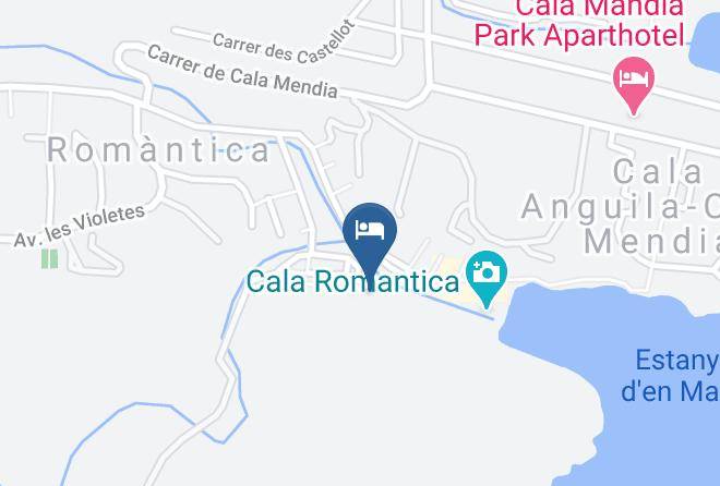 Baleares - Hotel Cala Romantica Maps