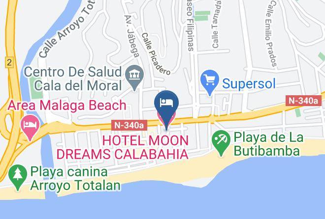 Malaga - Hotel Moon Dreams Calabahia Maps
