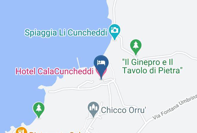 Sassari - Hotel Calacuncheddi Maps
