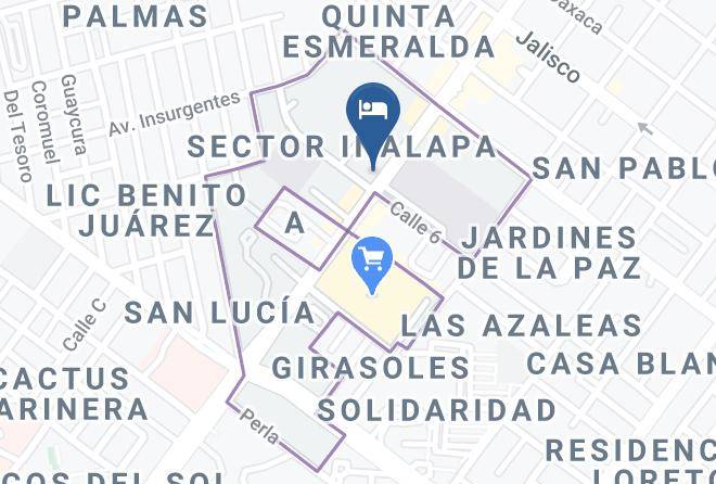 La Paz - Hotel Calafia Maps