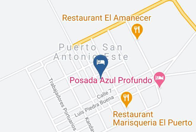 San Antonio Oeste - Hotel Calafquen Maps