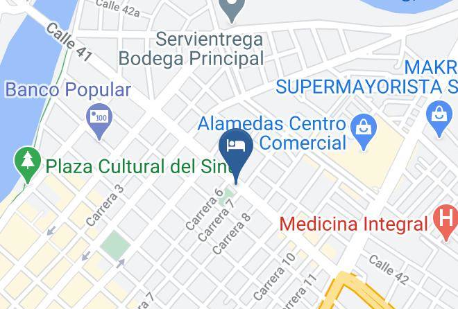 Monteria - Hotel Calarca Maps