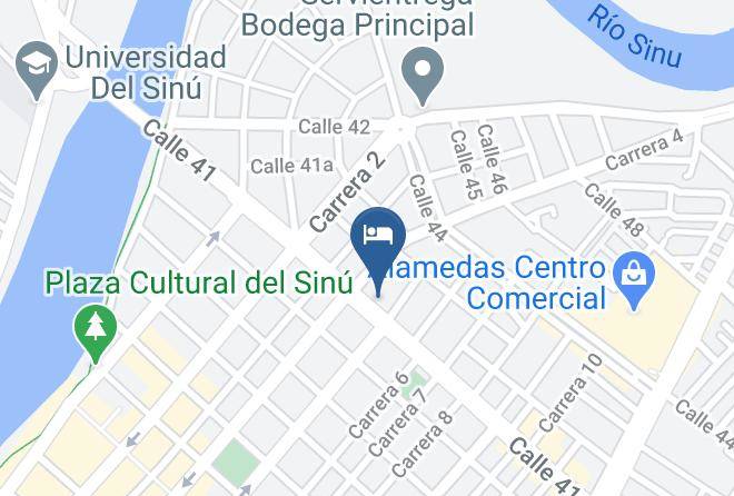 Hotel Calarca N 1 Map