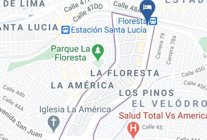 Medellin - Hotel Calasanz Real Maps